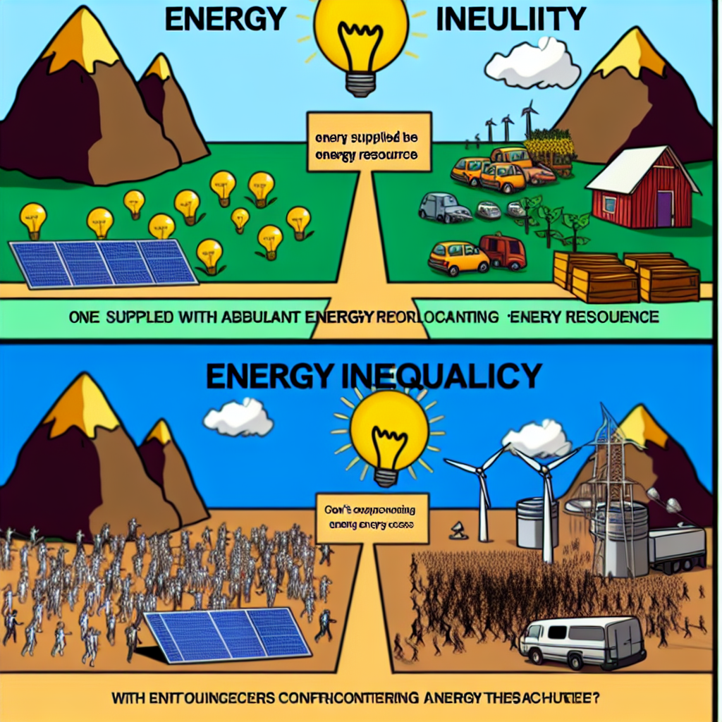 Create a meme that shows this aspect of energy inequality Blank Meme Template