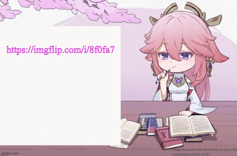 prob gonna regret this | https://imgflip.com/i/8f0fa7 | image tagged in yae miko announcement temp | made w/ Imgflip meme maker