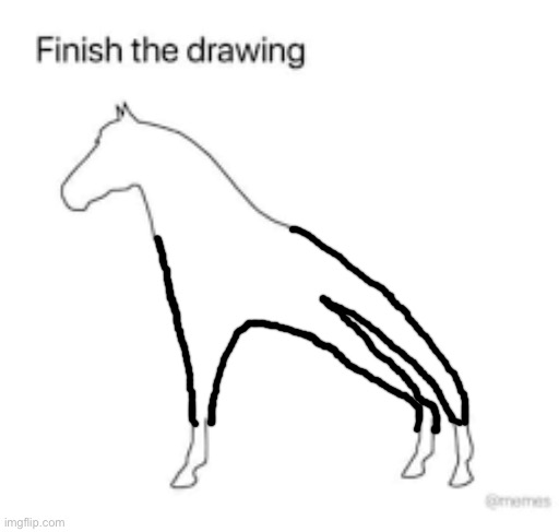 Finish the drawing | image tagged in finish the drawing | made w/ Imgflip meme maker