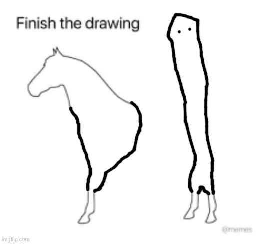 Finish the drawing | image tagged in finish the drawing | made w/ Imgflip meme maker