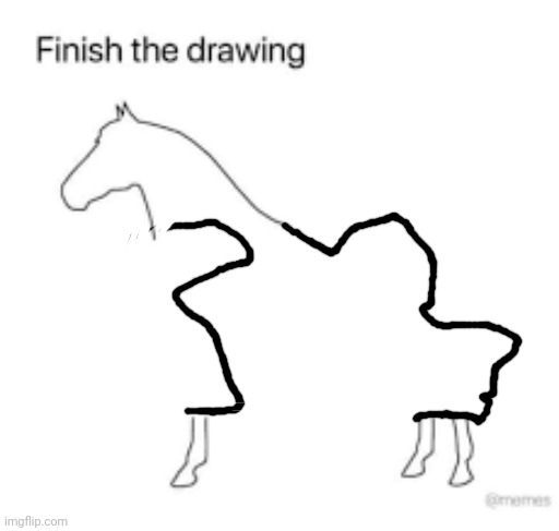 Finish the drawing | image tagged in finish the drawing | made w/ Imgflip meme maker