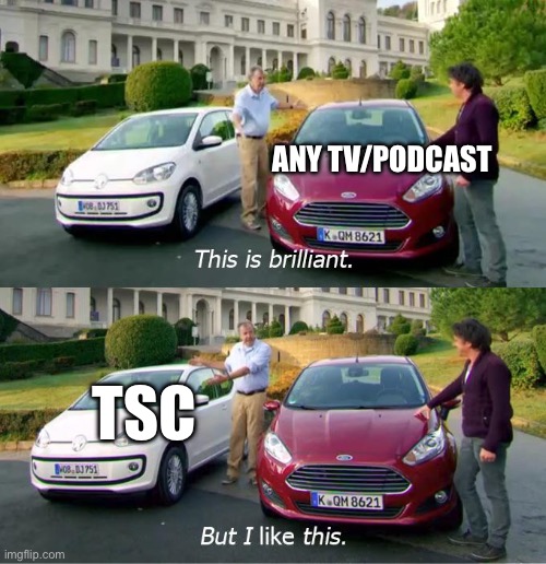 I haven’t watched it yet but inky send a link pls | ANY TV/PODCAST; TSC | image tagged in this is nice but i like this,the solver cast,id watch it than anything else | made w/ Imgflip meme maker
