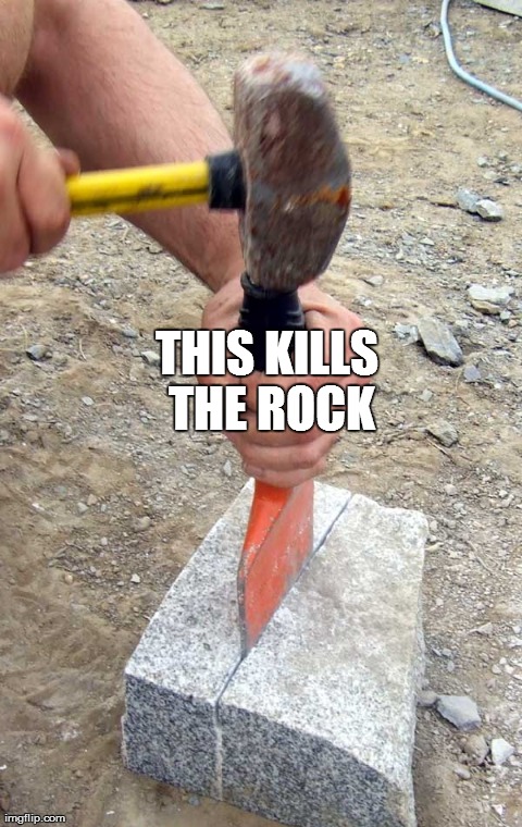 THIS KILLS THE ROCK | made w/ Imgflip meme maker