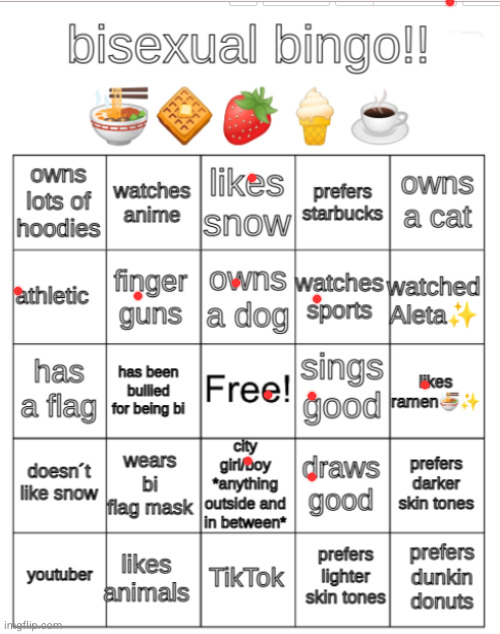 misinformation :3 | image tagged in bi bingo | made w/ Imgflip meme maker