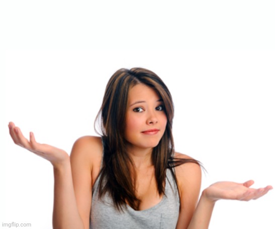 Shrug girl | image tagged in shrug girl | made w/ Imgflip meme maker