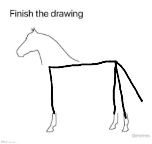 Finish the drawing | image tagged in finish the drawing | made w/ Imgflip meme maker