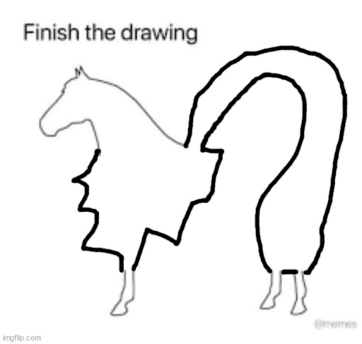 Finish the drawing | image tagged in finish the drawing | made w/ Imgflip meme maker