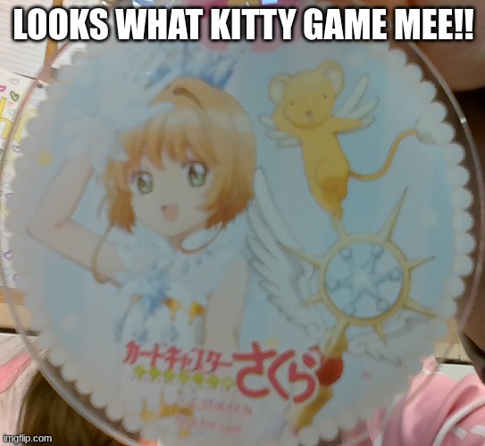 I love it !!! | LOOKS WHAT KITTY GAME MEE!! | image tagged in anime | made w/ Imgflip meme maker