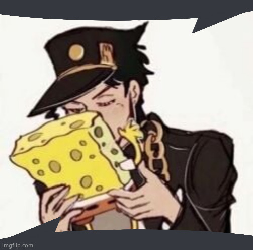 jotaro x spongebob | image tagged in jotaro x spongebob | made w/ Imgflip meme maker