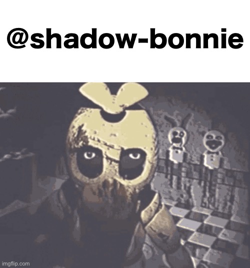 i saw what you deleted | @shadow-bonnie | image tagged in i saw what you deleted | made w/ Imgflip meme maker