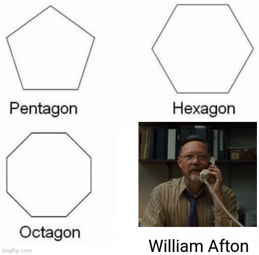 It's William Afton, y'all | William Afton | image tagged in memes,fnaf,pentagon hexagon octagon,jpfan102504 | made w/ Imgflip meme maker