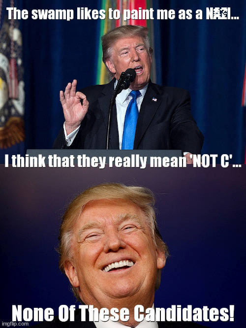 Trump NOTC | image tagged in notc,trump,primary,nevada,nikki haley | made w/ Imgflip meme maker