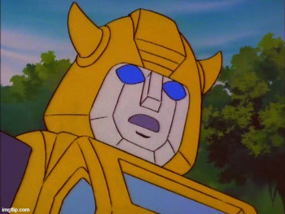 G1 Bumblebee | image tagged in g1 bumblebee | made w/ Imgflip meme maker