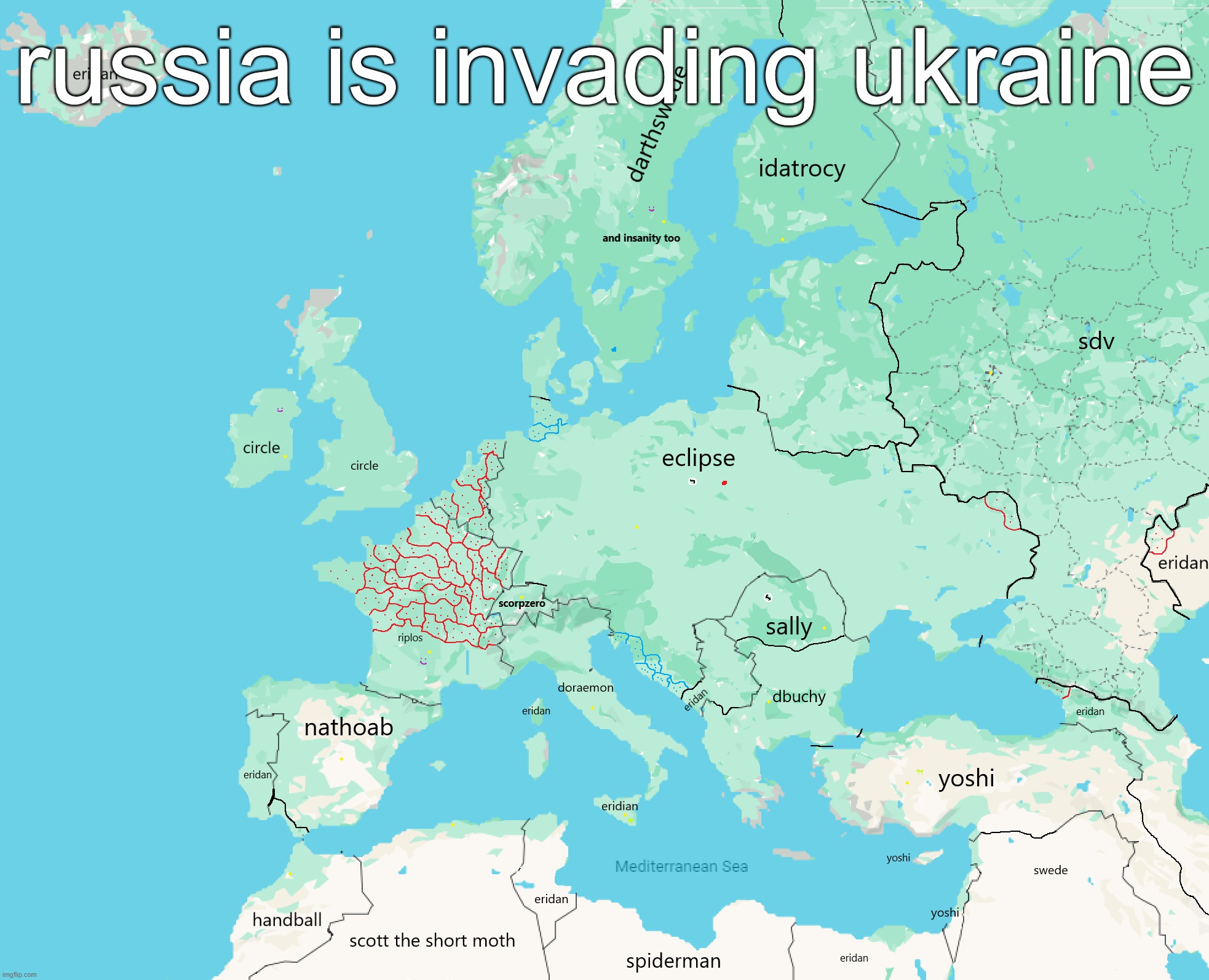 im not wrong but eclipse oh no | russia is invading ukraine | made w/ Imgflip meme maker
