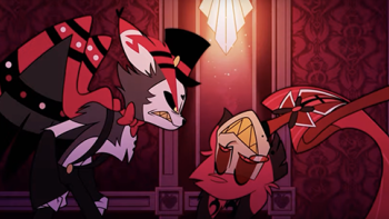 hazbin hotel Blank Meme Template