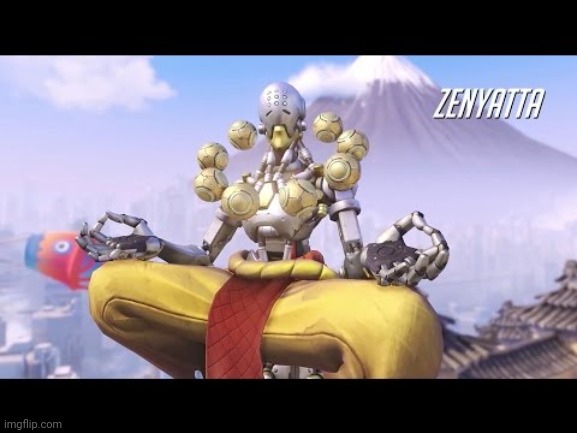Zenyatta | image tagged in zenyatta | made w/ Imgflip meme maker