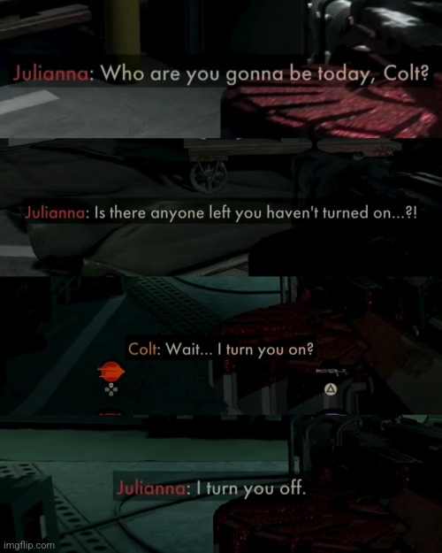 I love the dialogue in this game so much | made w/ Imgflip meme maker