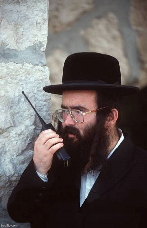 Jew with shut it down walkie talkie | image tagged in jew with shut it down walkie talkie | made w/ Imgflip meme maker