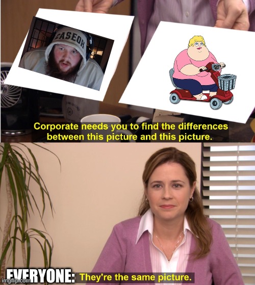 find the difference between | EVERYONE: | image tagged in find the difference between | made w/ Imgflip meme maker