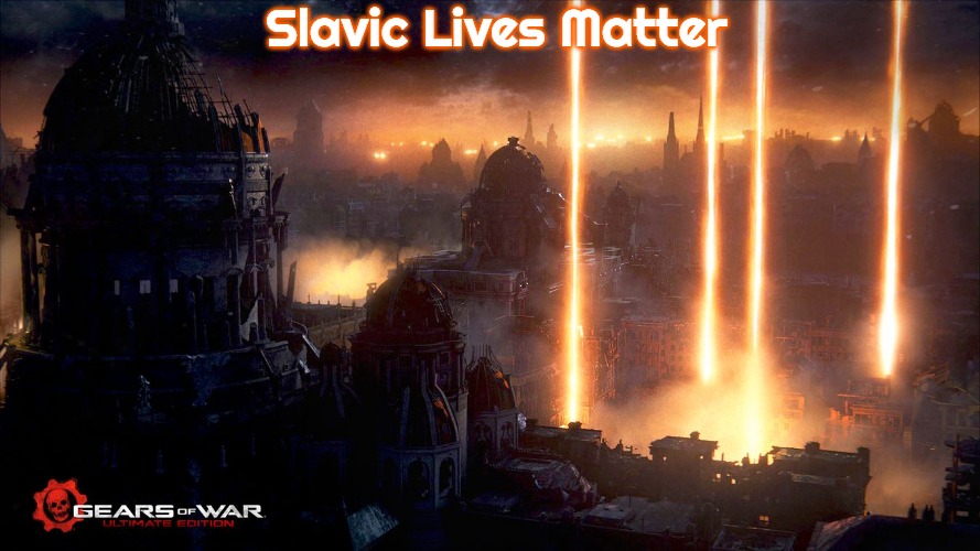 Slavic Hammer of Dawn | Slavic Lives Matter | image tagged in slavic hammer of dawn,slavic | made w/ Imgflip meme maker