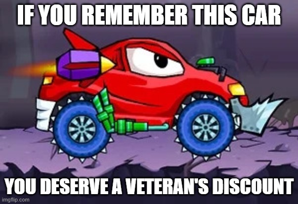 Beetle Car Eats Car | IF YOU REMEMBER THIS CAR; YOU DESERVE A VETERAN'S DISCOUNT | image tagged in beetle car eats car,memes,gaming,nostalgia | made w/ Imgflip meme maker