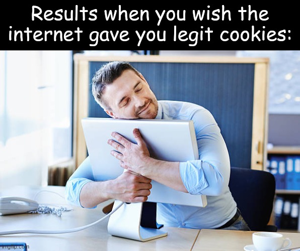 Best computer ever | Results when you wish the internet gave you legit cookies: | image tagged in memes,funny,internet,cookies,wish | made w/ Imgflip meme maker