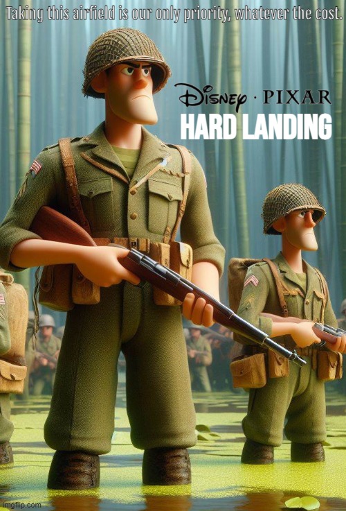 World At War as a Pixar Film(Mission 3) | Taking this airfield is our only priority, whatever the cost. Hard Landing | image tagged in ww2,game,idea,movie,cartoon,call of duty | made w/ Imgflip meme maker