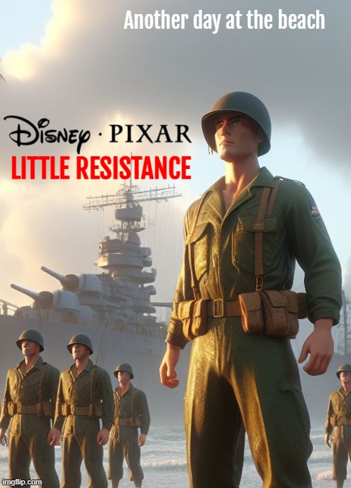 World At War as a Pixar film (mission 2) | Another day at the beach; LITTLE RESISTANCE | image tagged in call of duty,ww2,game,idea,movie,cartoon | made w/ Imgflip meme maker
