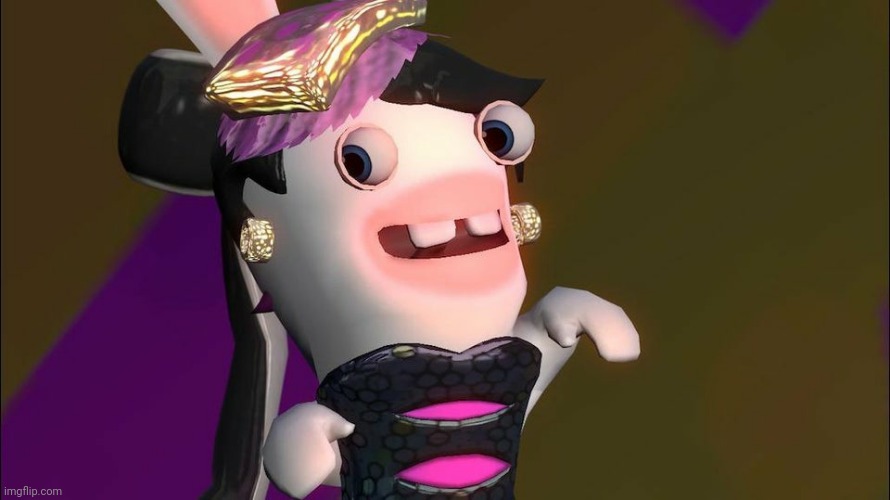 SPLATOON X RABBIDS LEAKED IMAGE!?!?!?!?!?!?!?!.mp3 | made w/ Imgflip meme maker