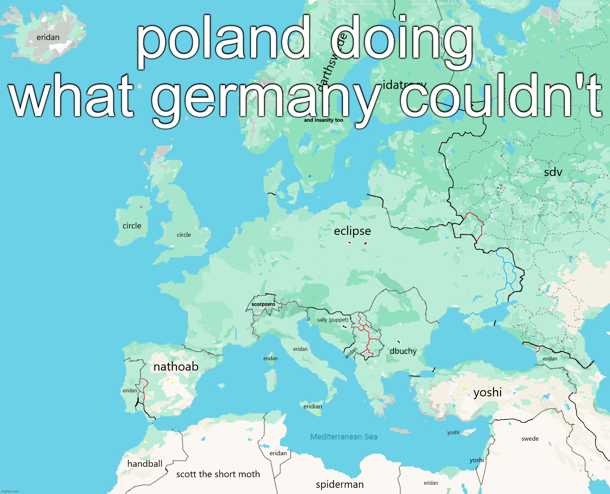 poland doing what germany couldn't | made w/ Imgflip meme maker