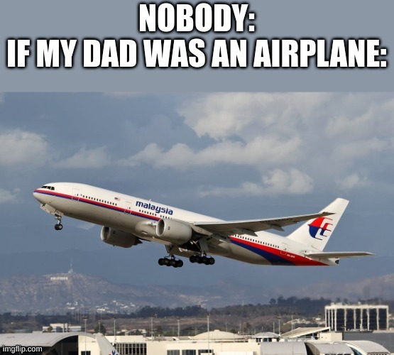 if ykyk (look up Malaysia airlines flight 370) | image tagged in malaysia airplane,malaysia,airplane,airplanes,dark humor | made w/ Imgflip meme maker