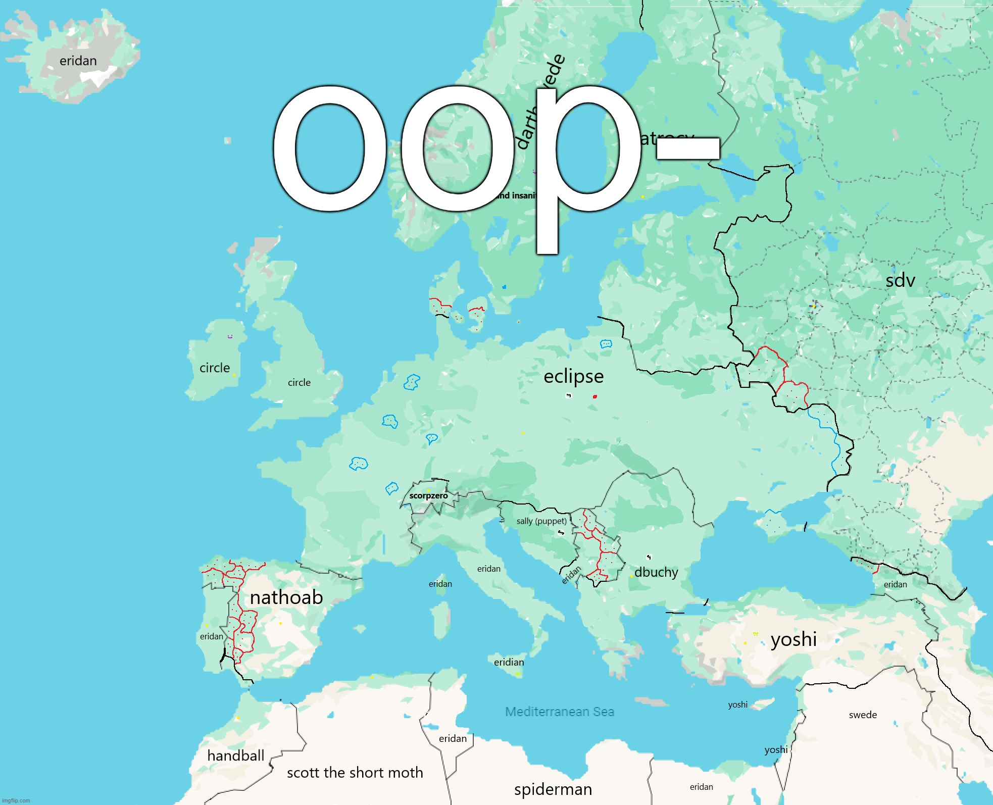 meanwhile another war | oop- | made w/ Imgflip meme maker