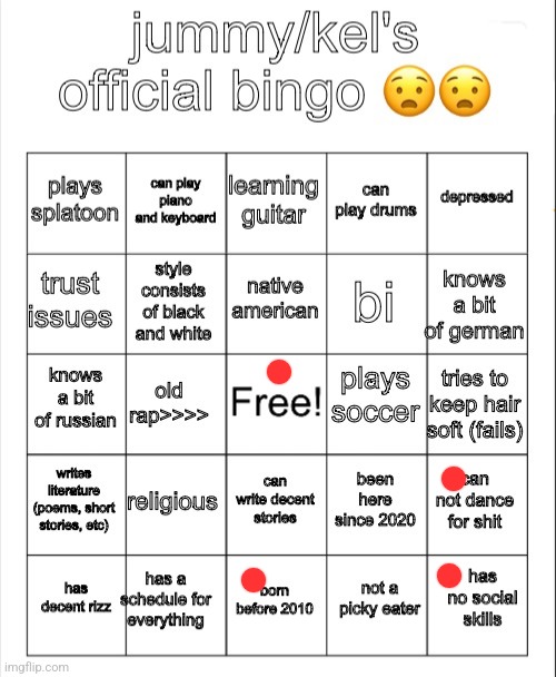 jummy/kel's bingo | image tagged in jummy/kel's bingo | made w/ Imgflip meme maker