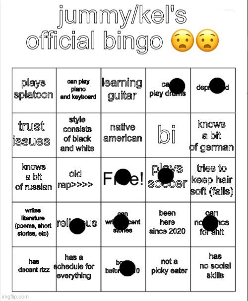 jummy/kel's bingo | image tagged in jummy/kel's bingo | made w/ Imgflip meme maker