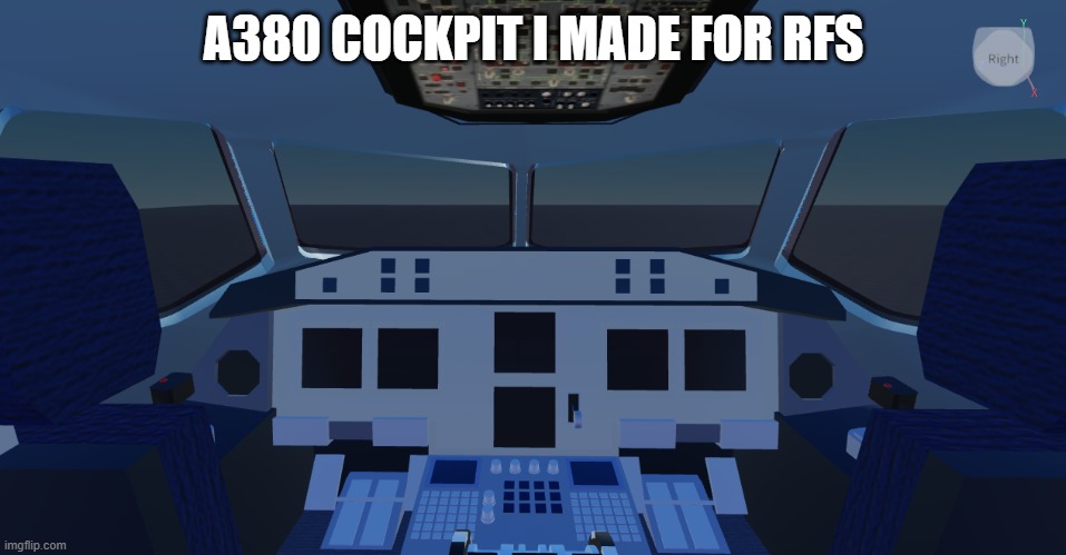 A380 COCKPIT I MADE FOR RFS | made w/ Imgflip meme maker