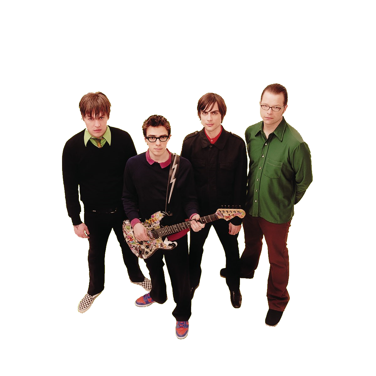 Weezer Green Album Cover Transparent Blank Meme Template