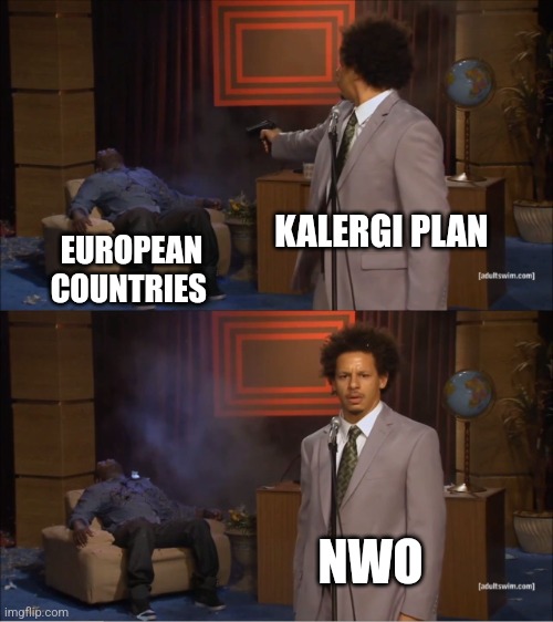 Top Secret: Knowledge | KALERGI PLAN; EUROPEAN COUNTRIES; NWO | image tagged in memes,who killed hannibal | made w/ Imgflip meme maker