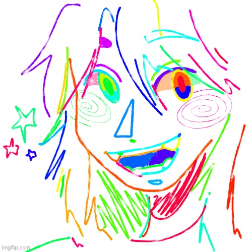 Tried out a new brush I found on IbisPaint | made w/ Imgflip meme maker