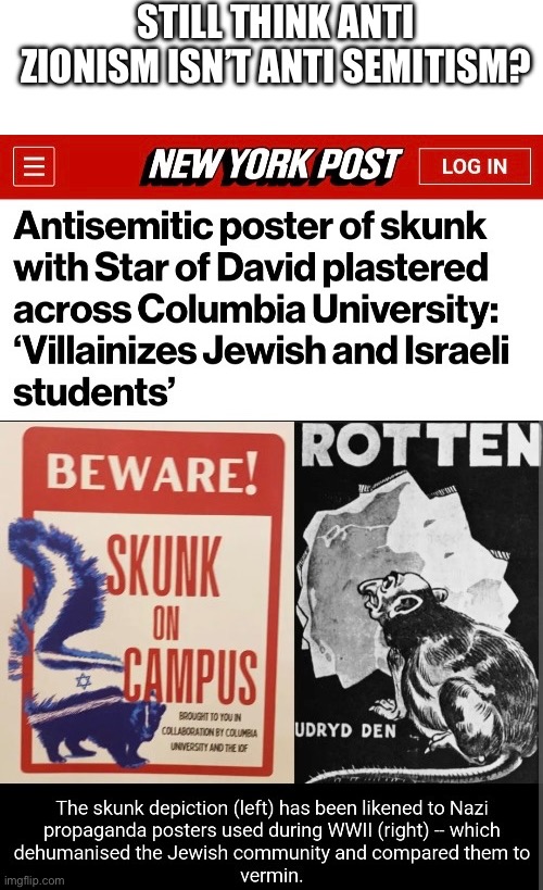 Anti Zionism is anti semitism | STILL THINK ANTI ZIONISM ISN’T ANTI SEMITISM? | image tagged in blank white template,leftists,palestine,nazis | made w/ Imgflip meme maker