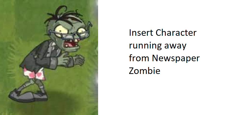 High Quality Newspaper zombie Blank Meme Template