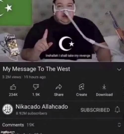 My Message To The West | image tagged in my message to the west | made w/ Imgflip meme maker