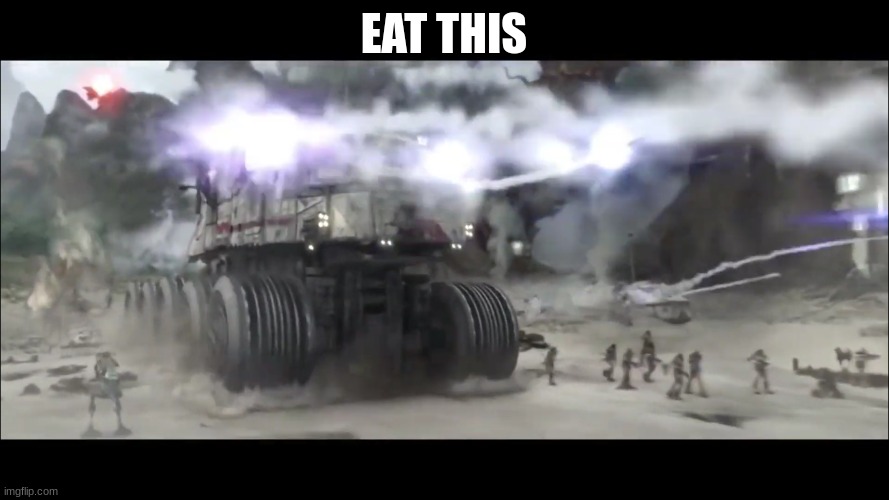 tank | EAT THIS | image tagged in tank | made w/ Imgflip meme maker