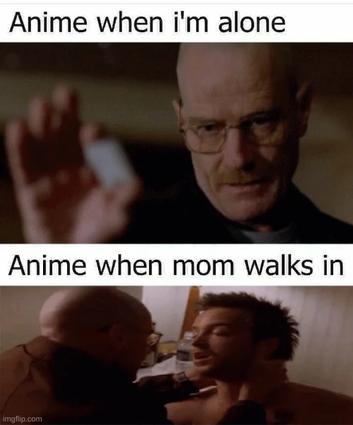 Anime but breaking bad #11 | image tagged in animeme,breaking bad | made w/ Imgflip meme maker