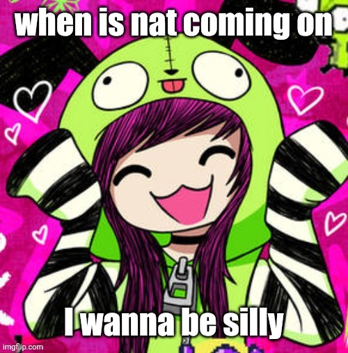tweak discord pfp 2 | when is nat coming on; I wanna be silly | image tagged in tweak discord pfp 2 | made w/ Imgflip meme maker