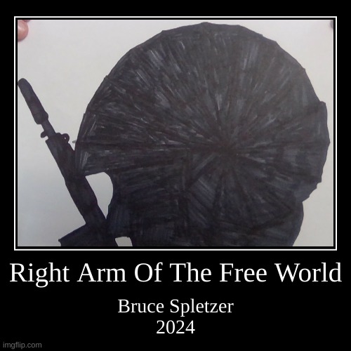 Right Arm Of The Free World | Right Arm Of The Free World | Bruce Spletzer
2024 | image tagged in funny,demotivationals,fn fal,fal,fn herstal,marine corps | made w/ Imgflip demotivational maker