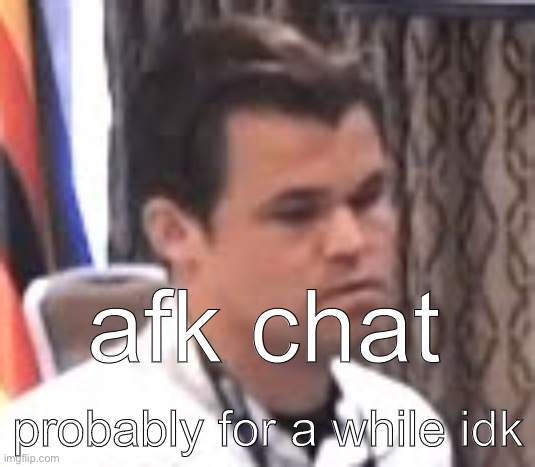 woohor | afk chat; probably for a while idk | image tagged in dissatisfied magnus,read title if ur gay | made w/ Imgflip meme maker