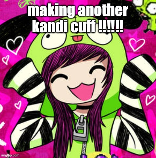 tweak discord pfp 2 | making another kandi cuff ‼️‼️‼️ | image tagged in tweak discord pfp 2 | made w/ Imgflip meme maker