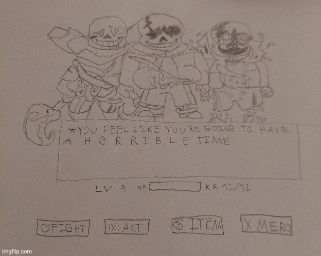 I made the last breath trio, lemme know if this was already made | image tagged in last breath,sans,fell sans,ink sans,umdertale | made w/ Imgflip meme maker