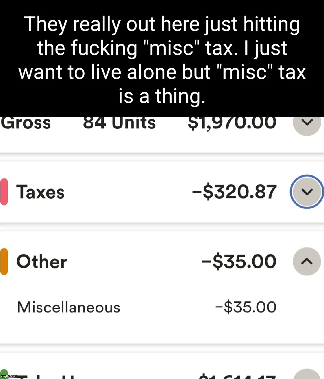 The fuck you tax | made w/ Imgflip meme maker