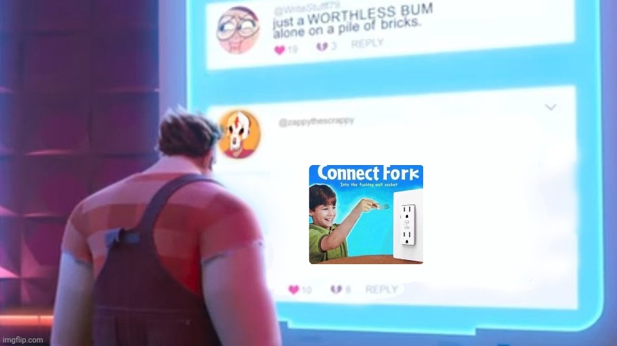 Wreck-It Ralph comment template | image tagged in wreck-it ralph comment template | made w/ Imgflip meme maker